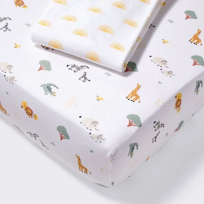 Crib Bedding Set - Safari Sun - 4pc - Cloud Island™ 4 Crib Bedding Set - Safari Sun - 4pc - Cloud Island™ - Image 2