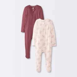 Baby Girls' 2pk Floral Soft Blend Sleep N' Play - Cloud Island™ Burgundy 9 Baby Girls' 2pk Floral Soft Blend Sleep N' Play - Cloud Island™ Burgundy -Target GUEST 0409410b a941 45c2 ab53 9eeb3071ce45