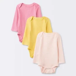 Baby Girls' 3pk Long Sleeve Waffle Bodysuit - Cloud Island™ Pink 9 Baby Girls' 3pk Long Sleeve Waffle Bodysuit - Cloud Island™ Pink -Target GUEST 0519e5ad 7837 43db a325 09c5dbddd3a9