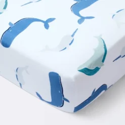 Fitted Crib Sheet Sleepy Tides - Cloud Island™ -Target GUEST 096ee73c b811 4757 818d feca0b957ffa
