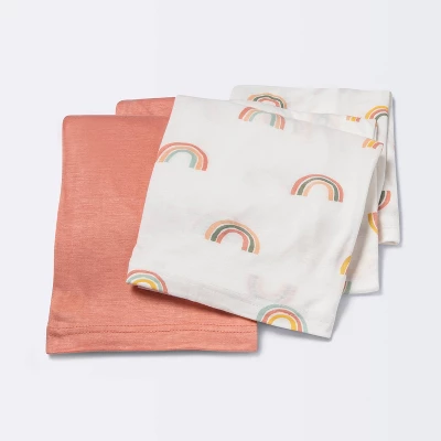 Jersey Swaddle Blanket 2pk - Cloud Island™ Rainbows 6 Jersey Swaddle Blanket 2pk - Cloud Island™ Rainbows - Image 4