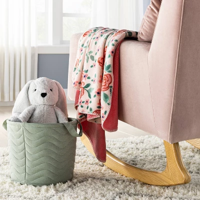 Plush Baby Blanket - Floral Blooms - Cloud Island™ 3 Plush Baby Blanket - Floral Blooms - Cloud Island™