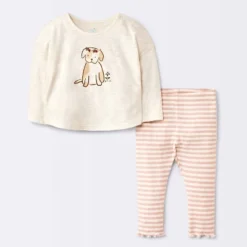 Baby Girls' 2pc Dog Floral Leggings Set - Cloud Island™ Cream 9 Baby Girls' 2pc Dog Floral Leggings Set - Cloud Island™ Cream -Target GUEST 0cef83c1 fa30 4020 a74a 757f0742d664