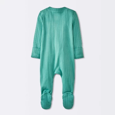 Baby Boys' 2pk Cozy Wide Ribbed Animals Sleep N' Play - Cloud Island™ Blue 3 Baby Boys' 2pk Cozy Wide Ribbed Animals Sleep N' Play - Cloud Island™ Blue