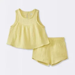 Baby Girls' Swiss Dot Tank Top & Shorts Set - Cloud Island™ Yellow 7 Baby Girls' Swiss Dot Tank Top & Shorts Set - Cloud Island™ Yellow -Target GUEST 0de6e25b d182 4396 a652 73e68b87f860