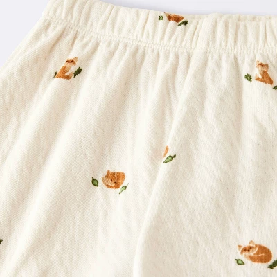 Baby Boys' 2pc Cozy Fox Top & Bottom Set - Cloud Island™ 4 Baby Boys' 2pc Cozy Fox Top & Bottom Set - Cloud Island™ - Image 2