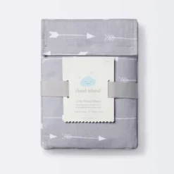 Fitted Crib Sheet Arrows - Cloud Island™ Gray -Target GUEST 15084078 4675 4519 8e5b f685fbc8f38b