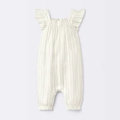 Baby Girls' Striped Gauze Long Legged Romper - Cloud Island™ Cream 9 Baby Girls' Striped Gauze Long Legged Romper - Cloud Island™ Cream -Target GUEST 151e4b2f 1410 47a9 9ab8 33e1752119f2