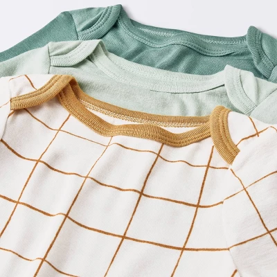 Baby 3pk Modal Bodysuit - Cloud Island™ Mint Green 4 Baby 3pk Modal Bodysuit - Cloud Island™ Mint Green - Image 2