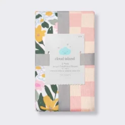 Fitted Jersey Crib Sheet - Painterly Floral - 2pk - Cloud Island™ 8 Fitted Jersey Crib Sheet - Painterly Floral - 2pk - Cloud Island™ -Target GUEST 16b9b6bf 3764 4601 95c5 21504471d4c4