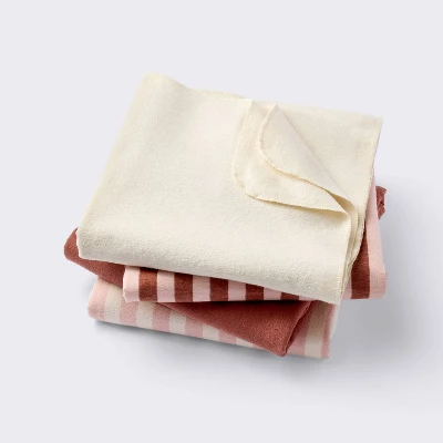 Flannel Baby Blankets - Warm Metallic - 4pk - Cloud Island™ 6 Flannel Baby Blankets - Warm Metallic - 4pk - Cloud Island™ - Image 4