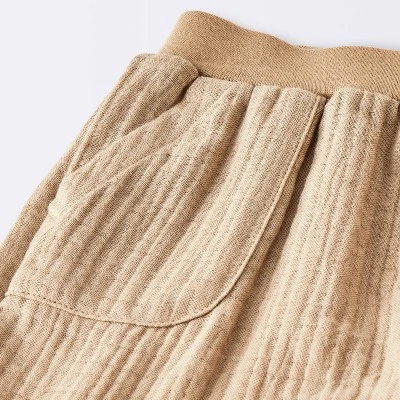 Baby Boys' 2pc Striped Pocket T-Shirt And Shorts Set - Cloud Island™ Tan 5 Baby Boys' 2pc Striped Pocket T-Shirt And Shorts Set - Cloud Island™ Tan - Image 3