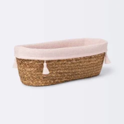 Natural Weave Oval Storage Bin With Waffle Weave Liner - Cloud Island™ 11 Natural Weave Oval Storage Bin With Waffle Weave Liner - Cloud Island™ -Target GUEST 1e6641ca 4f0e 49c7 9393 e36b79ebf5a7