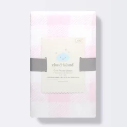 Polyester Rayon Jersey Fitted Crib Sheet - Cloud Island™ Pink Gingham 9 Polyester Rayon Jersey Fitted Crib Sheet - Cloud Island™ Pink Gingham -Target GUEST 20b2b27f 34e5 4678 9c07 0ebbb79cbcf2
