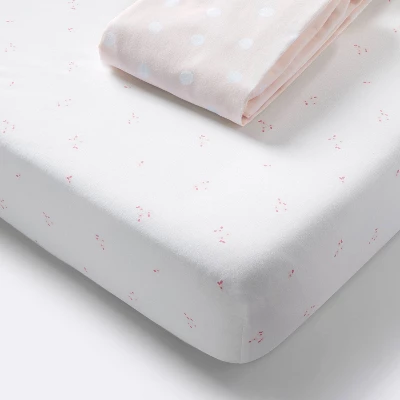 Crib Bedding Set - Floral - 4pc - Cloud Island™ 4 Crib Bedding Set - Floral - 4pc - Cloud Island™ - Image 2