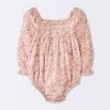 Baby Girls' Floral Smocked Romper - Cloud Island™ Pink 2 Baby Girls' Floral Smocked Romper - Cloud Island™ Pink -Target GUEST 25633517 5b54 4a1e 91d9 5bda74b2d8fe