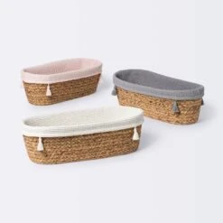 Natural Weave Oval Storage Bin With Waffle Weave Liner - Cloud Island™ 9 Natural Weave Oval Storage Bin With Waffle Weave Liner - Cloud Island™ -Target GUEST 290cd034 f4d7 4299 823d 2ffe34079b0e