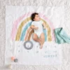 Muslin Blanket With Felt Frame Rainbow - Cloud Island™ 2 Muslin Blanket With Felt Frame Rainbow - Cloud Island™ -Target GUEST 33514759 18d4 43a1 924b dbe409f079ba