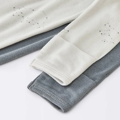 Baby Boys' 2pk Celestial Soft Blend Sleep N' Play - Cloud Island™ Gray 5 Baby Boys' 2pk Celestial Soft Blend Sleep N' Play - Cloud Island™ Gray - Image 3