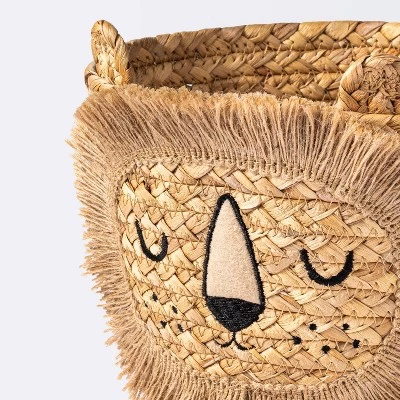 Braided Water Hyacinth Small Round Storage Decorative Basket - Cloud Island™ 4 Braided Water Hyacinth Small Round Storage Decorative Basket - Cloud Island™ - Image 2