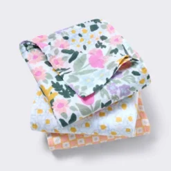 Muslin Swaddle Baby Blanket - Painterly Floral - 3pk - Cloud Island™ 9 Muslin Swaddle Baby Blanket - Painterly Floral - 3pk - Cloud Island™ -Target GUEST 389bef48 bee3 4aed 9058 b6877ee187bd