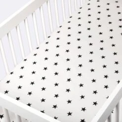 Flannel Fitted Crib Sheet Stars - Cloud Island™ - Cream/Black 8 Flannel Fitted Crib Sheet Stars - Cloud Island™ - Cream/Black -Target GUEST 39675f02 fc97 46d6 a068 35b058ab19db