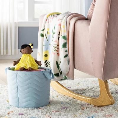 Plush Baby Blanket Floral Meadow - Cloud Island™ 3 Plush Baby Blanket Floral Meadow - Cloud Island™