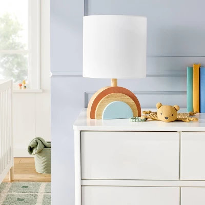 Wooden Rainbow Table Lamp (Includes LED Light Bulb) - Cloud Island™ 4 Wooden Rainbow Table Lamp (Includes LED Light Bulb) - Cloud Island™ - Image 2