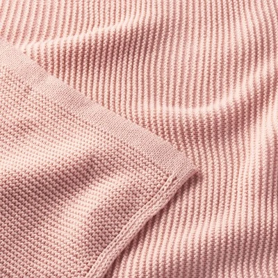 Knit Baby Blanket - Pink - Cloud Island™ 4 Knit Baby Blanket - Pink - Cloud Island™ - Image 2