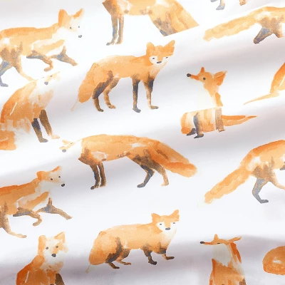 Crib Fitted Sheet - Cloud Island™ Foxes 5 Crib Fitted Sheet - Cloud Island™ Foxes - Image 3