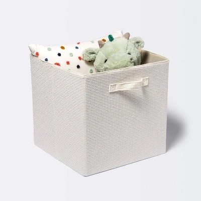 Waffle Weave 13"x13" Storage Cube - Cloud Island™ 4 Waffle Weave 13"x13" Storage Cube - Cloud Island™ - Image 2
