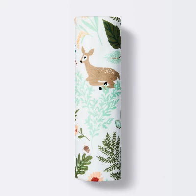 Muslin Swaddle Blanket Fauna - Pink/Green/Tan - Cloud Island™ 6 Muslin Swaddle Blanket Fauna - Pink/Green/Tan - Cloud Island™ - Image 4