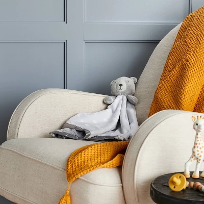 Large Security Blanket Bear - Cloud Island™ Gray 3 Large Security Blanket Bear - Cloud Island™ Gray