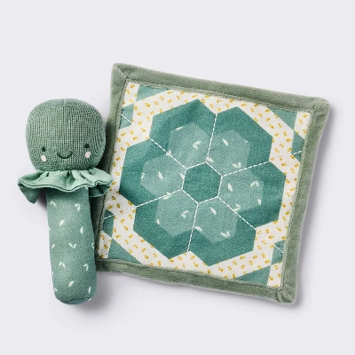 Rattle And Crinkle Paper - Turtle - 2pc - Cloud Island™ 4 Rattle And Crinkle Paper - Turtle - 2pc - Cloud Island™ - Image 3