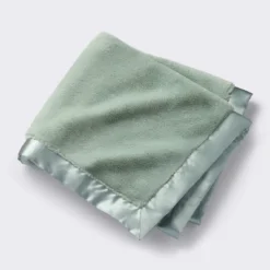 Solid Satin Edge Plush Blanket - Green - Cloud Island™ 9 Solid Satin Edge Plush Blanket - Green - Cloud Island™ -Target GUEST 4ba2c7f5 9414 4ec2 9336 3df45fbe593b