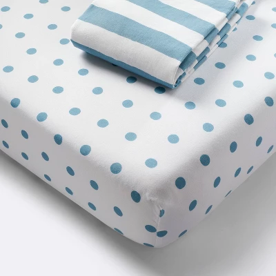 Crib Bedding Set - Blue - 4pc - Cloud Island™ 4 Crib Bedding Set - Blue - 4pc - Cloud Island™ - Image 2