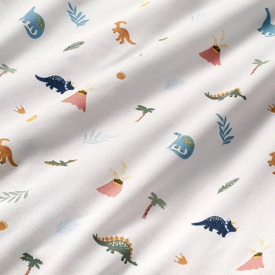 Cotton Fitted Crib Sheet - Dinos - Cloud Island™ 4 Cotton Fitted Crib Sheet - Dinos - Cloud Island™ - Image 2