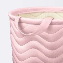 Quilted Fabric Large Round Storage Basket - Light Pink - Cloud Island™ 6 Quilted Fabric Large Round Storage Basket - Light Pink - Cloud Island™ -Target GUEST 4ef6f7d7 333f 44c7 a64c 0bed3d1d08f2