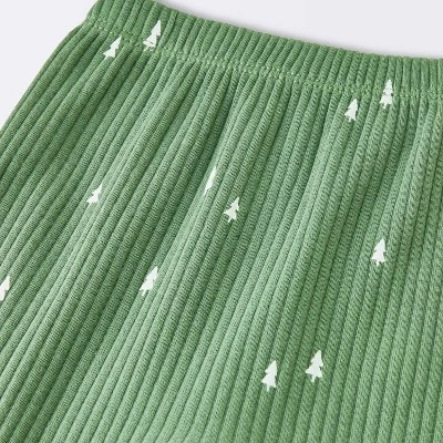 Baby Boys' 2pc Wide Ribbed Top & Bottom Set - Cloud Island™ Green 5 Baby Boys' 2pc Wide Ribbed Top & Bottom Set - Cloud Island™ Green - Image 3