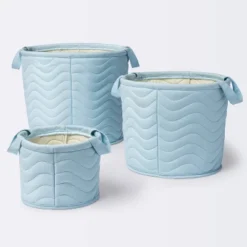 Quilted Fabric Medium Round Storage Basket - Blue - Cloud Island™ 7 Quilted Fabric Medium Round Storage Basket - Blue - Cloud Island™ -Target GUEST 50059e14 ed0f 4ece b7c4 6131355149f5