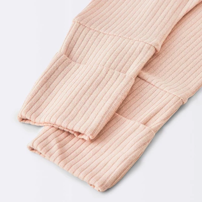 Baby Girls' 2pc Soft Blend Top & Bottom Set - Cloud Island™ Pink 5 Baby Girls' 2pc Soft Blend Top & Bottom Set - Cloud Island™ Pink - Image 3