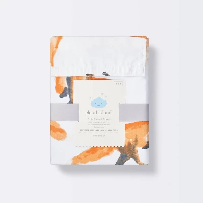 Crib Fitted Sheet - Cloud Island™ Foxes 6 Crib Fitted Sheet - Cloud Island™ Foxes - Image 4