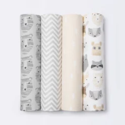 Flannel Baby Blankets Little Cub - Cloud Island™ Gray/Neutral 4pk 7 Flannel Baby Blankets Little Cub - Cloud Island™ Gray/Neutral 4pk -Target GUEST 573be47f 002a 40e9 8585 3d05379d5dbe