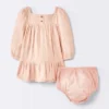 Baby Girls' Smocked Dress - Cloud Island™ Pink 2 Baby Girls' Smocked Dress - Cloud Island™ Pink -Target GUEST 57c1e2e0 e7fc 44b6 9a0a 43f4d36f41b0