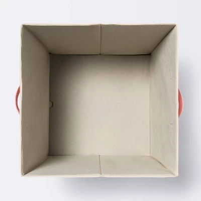 Tufted Canvas 13"x13" Storage Cube - Cloud Island™ Rainbow 5 Tufted Canvas 13"x13" Storage Cube - Cloud Island™ Rainbow - Image 3