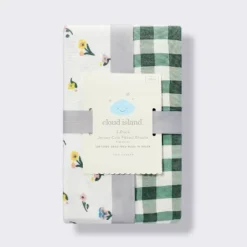Fitted Jersey Crib Sheet -Floral Gingham Green - 2pk - Cloud Island™ 8 Fitted Jersey Crib Sheet -Floral Gingham Green - 2pk - Cloud Island™ -Target GUEST 59e45b66 4d3c 4acf a0ea 1ebd6b5791ba