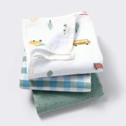 Muslin Swaddle Baby Blanket - Transportation - 3pk - Cloud Island™ -Target GUEST 5c6442fd 540f 4ca4 9beb 42917f10dbc1