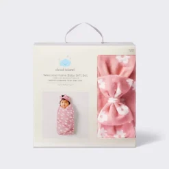 Hospital Muslin Swaddle And Headwrap Gift Set - Pink - Cloud Island™ 8 Hospital Muslin Swaddle And Headwrap Gift Set - Pink - Cloud Island™ -Target GUEST 6143ec75 76b9 4adc 88fa d584a665484a