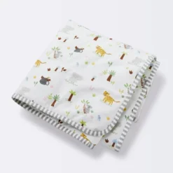 Jersey Knit Reversible Baby Blanket Jungle Animals - Cloud Island™ Gray/Green 11 Jersey Knit Reversible Baby Blanket Jungle Animals - Cloud Island™ Gray/Green -Target GUEST 6159875e 2b3e 4bb7 8f35 05839a26cc5e