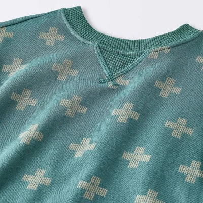 Baby Boys' 2pc Plus Sign Graphic Jogger Pants Set - Cloud Island™ Blue 4 Baby Boys' 2pc Plus Sign Graphic Jogger Pants Set - Cloud Island™ Blue - Image 2